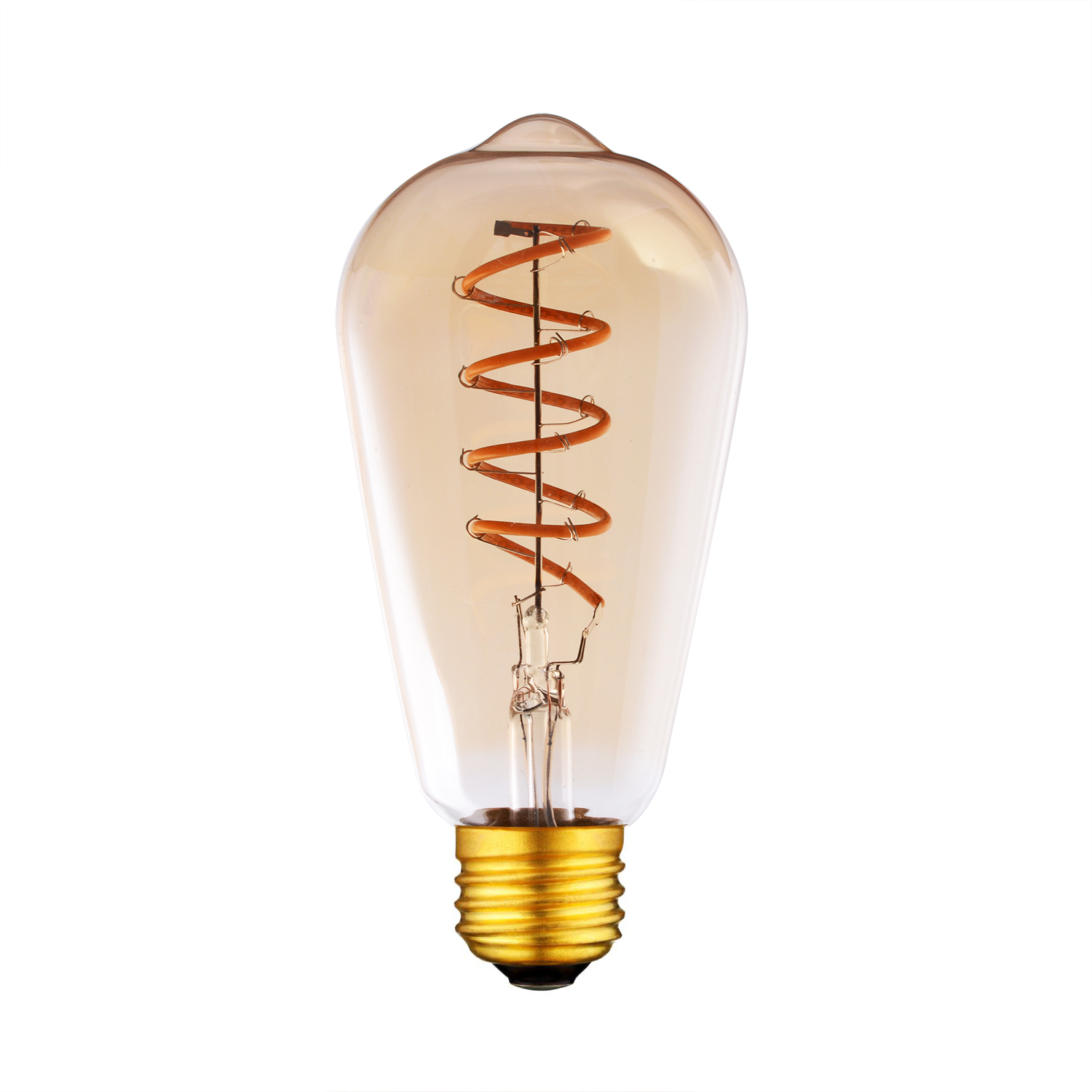ST64 Spiral Filament LED Lamp